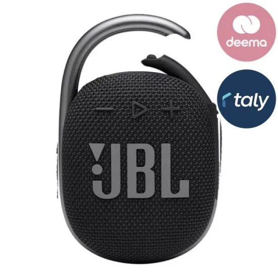 JBL Clip 4 Portable Wireless Speaker - Black